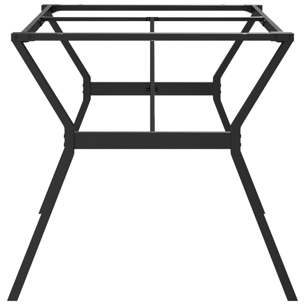 Esstisch-Gestell in Y-Form 160x80x73 cm Stahl
