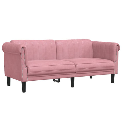 2-tlg. Sofagarnitur Rosa Samt