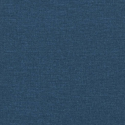 3-tlg. Sofagarnitur Blau Stoff