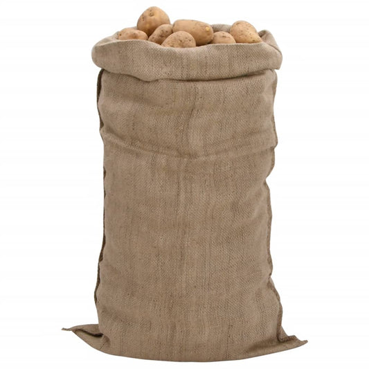 Jutesäcke 10 Stk. 65x135 cm 100% Jute 340 g/m²