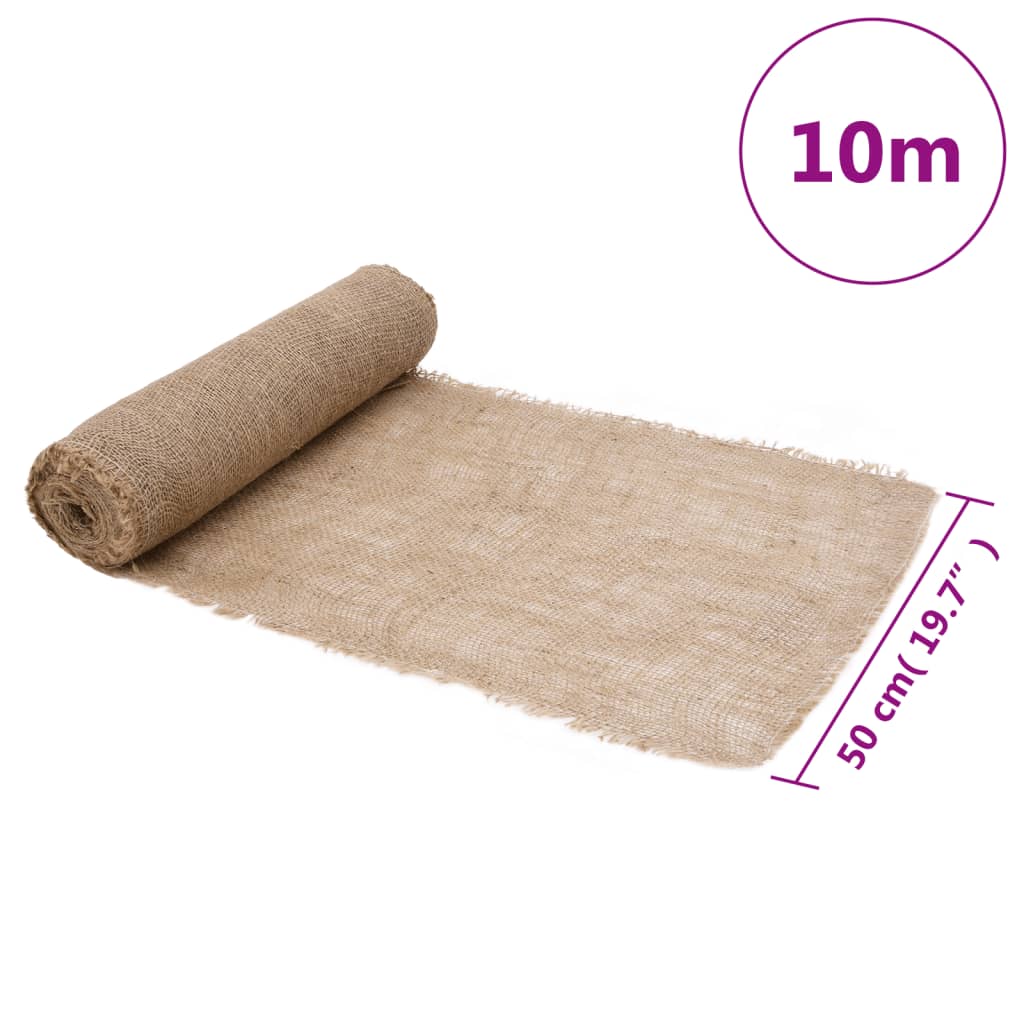 Jutegewebe 0,5x10 m 100% Jute 200 g/m²