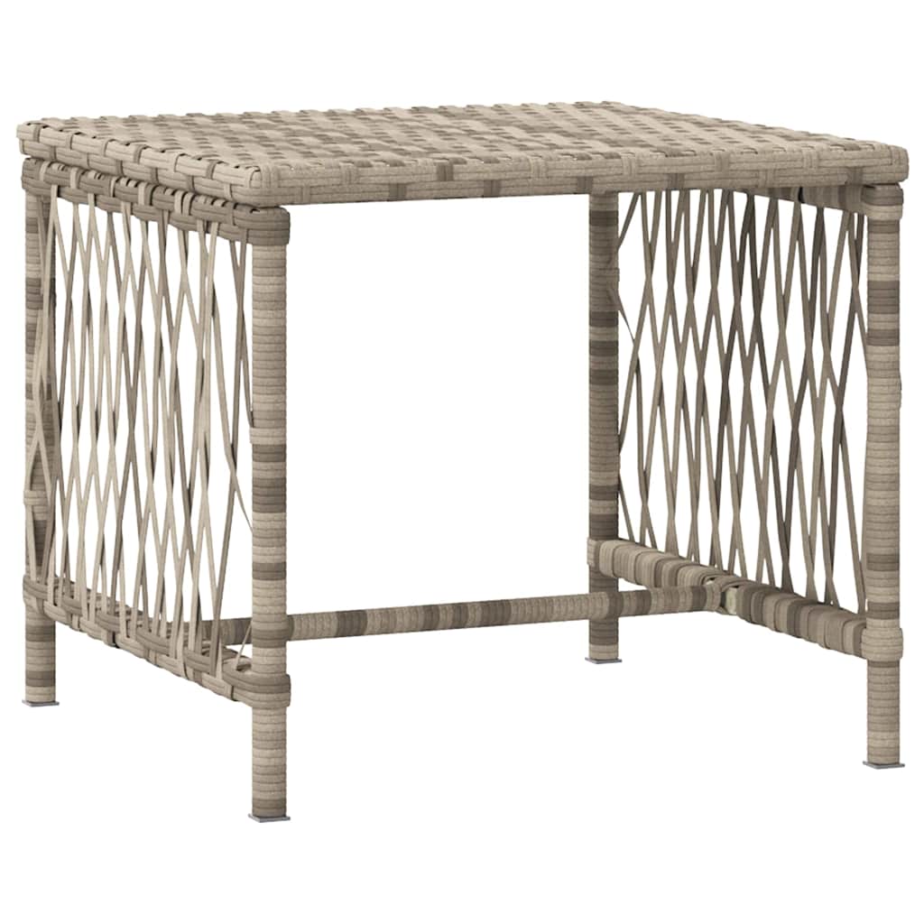 Sonnenliege 2-Person 2 pcs Hellgrau 35 x 35 x 32cm Poly-Rattan