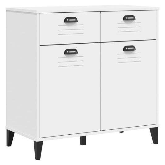 Skænk VIKEN Hvid 80x40x80 cm Træ Materiale