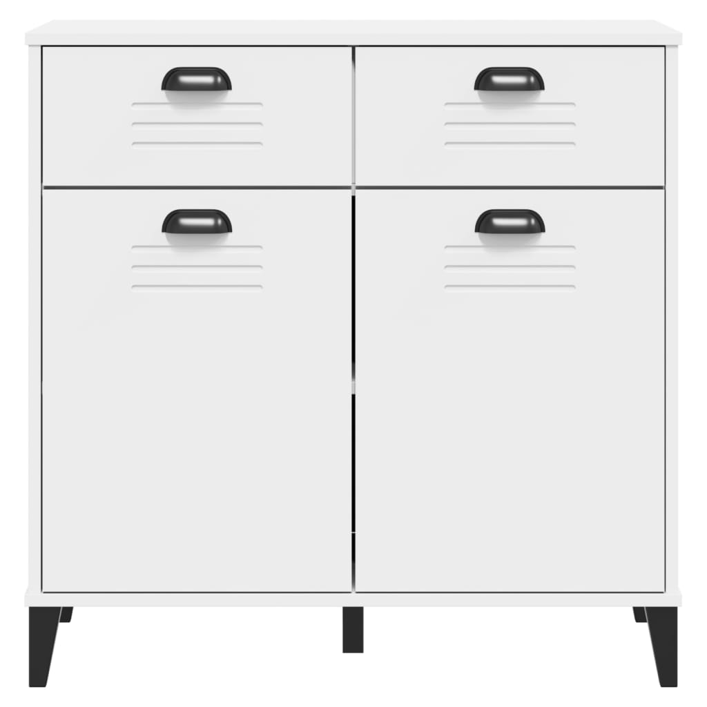 Skænk VIKEN Hvid 80x40x80 cm Træ Materiale