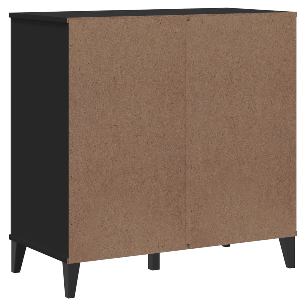 Skænk VIKEN Sort 80x40x80 cm Træ Materiale