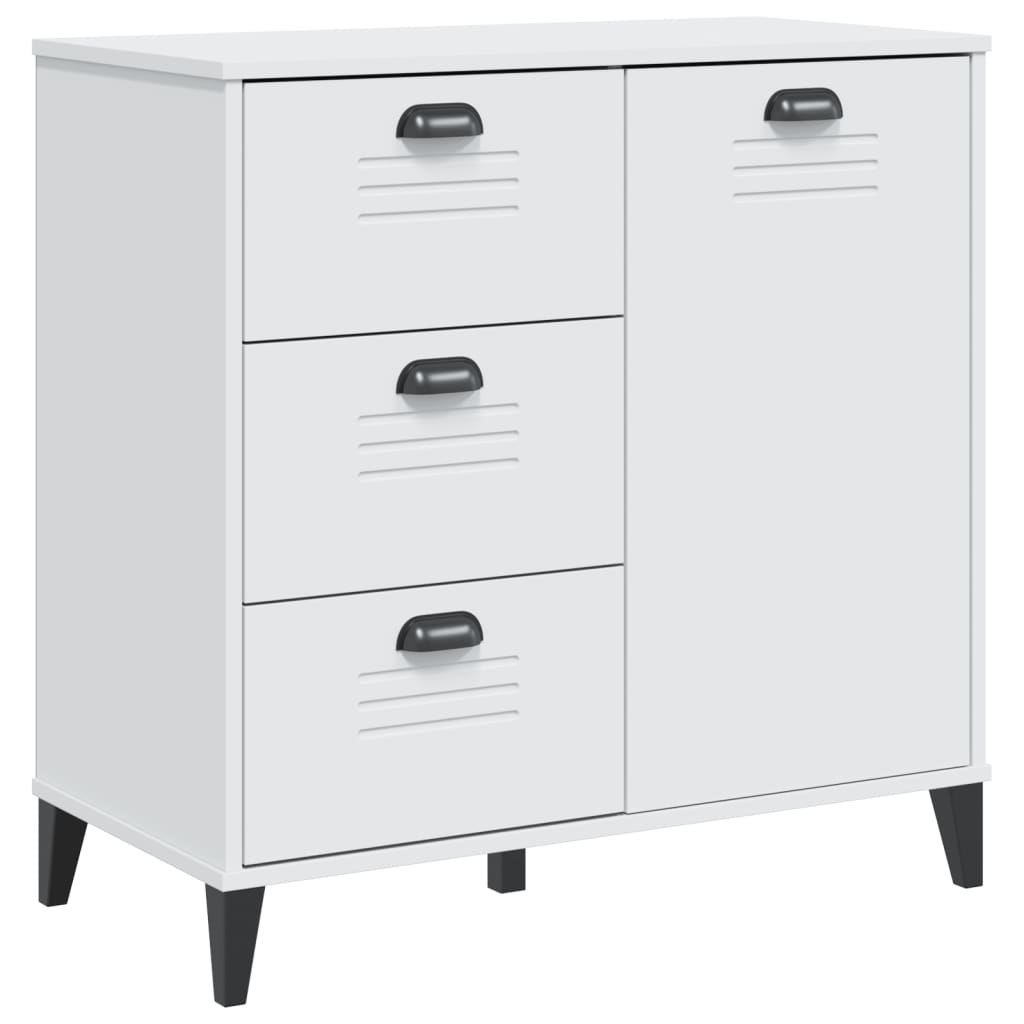 Skænk VIKEN Hvid 80x40x80 cm Træ Materiale