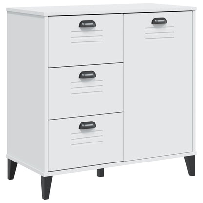 Skænk VIKEN Hvid 80x40x80 cm Træ Materiale