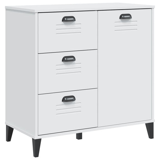 Skænk VIKEN Hvid 80x40x80 cm Træ Materiale