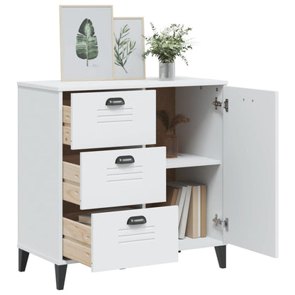 Skænk VIKEN Hvid 80x40x80 cm Træ Materiale