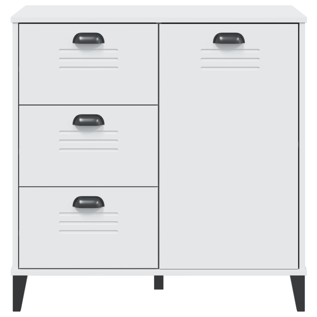 Skænk VIKEN Hvid 80x40x80 cm Træ Materiale