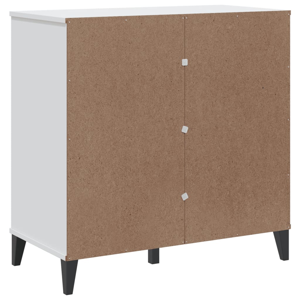 Skænk VIKEN Hvid 80x40x80 cm Træ Materiale