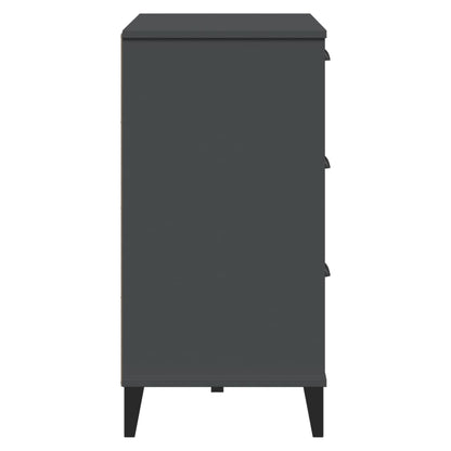 Skænk VIKEN Antracit 80x40x80 cm Træ Materiale
