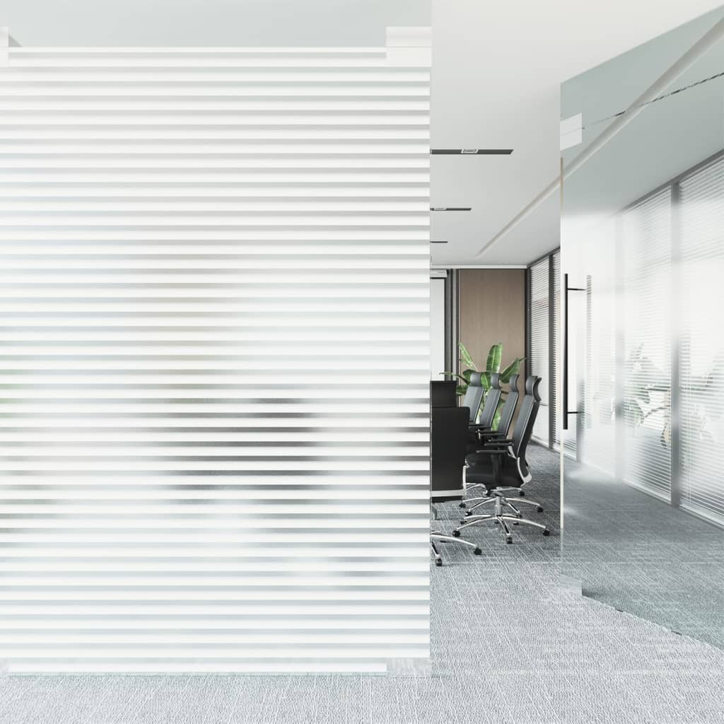 Fensterfolie Matt Streifenmuster 90x500 cm PVC