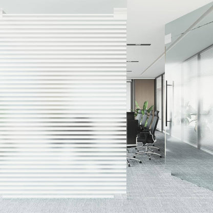 Fensterfolie Matt Streifenmuster 90x500 cm PVC