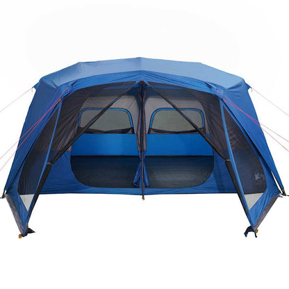 Familienzelt 10 Personen Blau Quick Release Wasserdicht