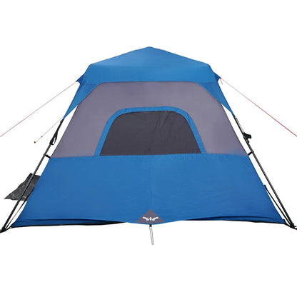 Familienzelt 6 Personen Blau Quick Release Wasserdicht