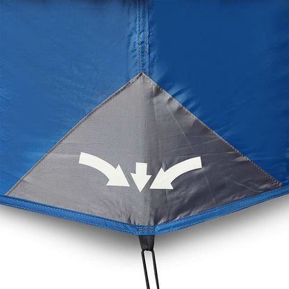 Familienzelt 6 Personen Blau Quick Release Wasserdicht