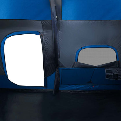 Familienzelt 9 Personen Blau Quick Release Wasserdicht