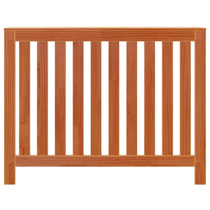 Heizkörperverkleidung Wachsbraun 108,5x19x84cm Massivholz