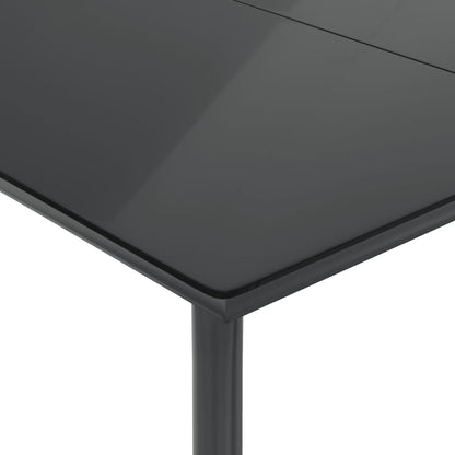 3-tlg. Garten-Essgruppe mit Kissen Braun Poly Rattan