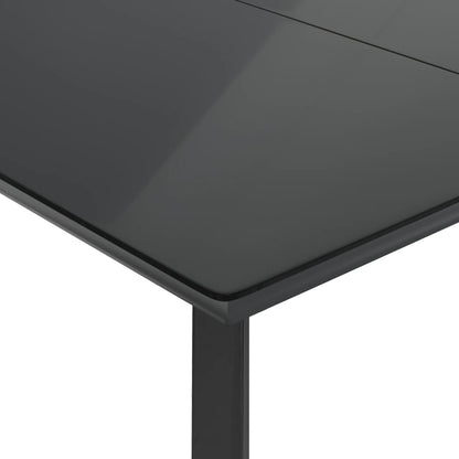 9-tlg. Garten-Essgruppe mit Kissen Hellgrau Poly Rattan