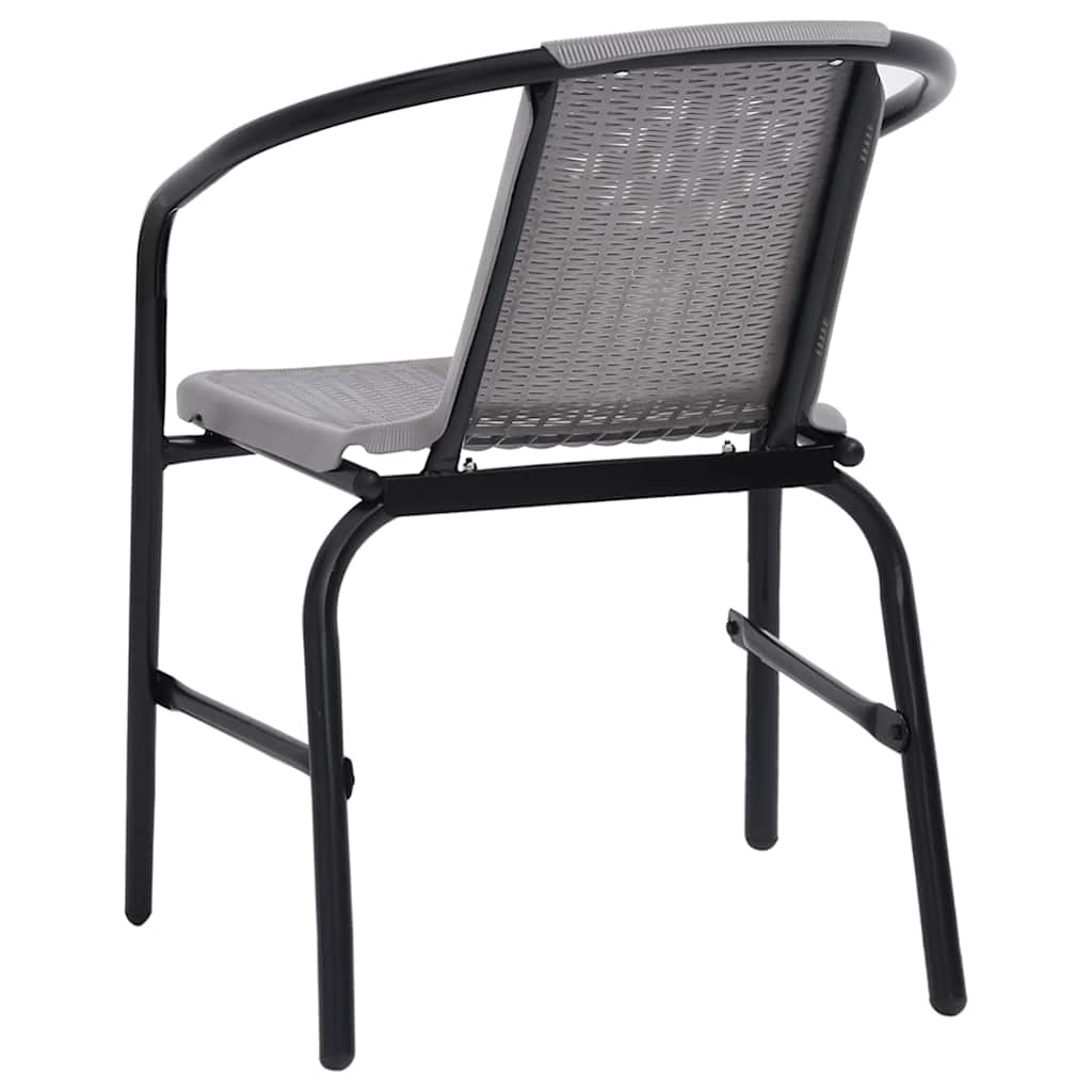 9-tlg. Garten-Essgruppe mit Kissen Beige Poly Rattan