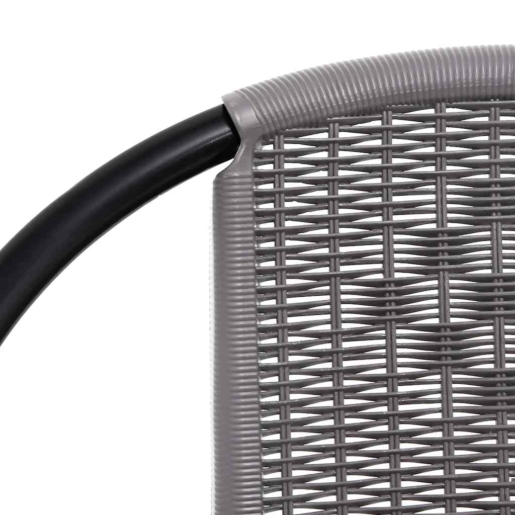 9-tlg. Garten-Essgruppe mit Kissen Beige Poly Rattan