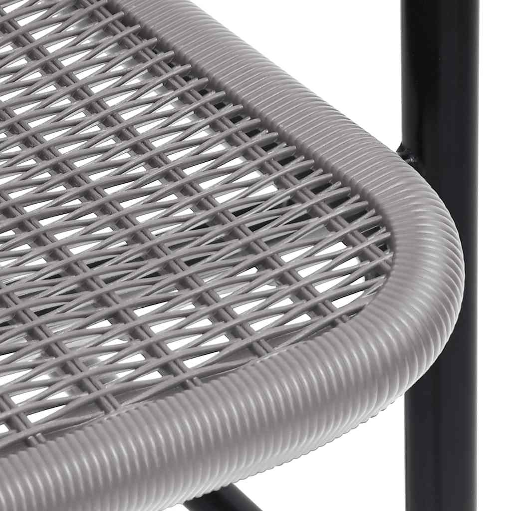 9-tlg. Garten-Essgruppe mit Kissen Beige Poly Rattan