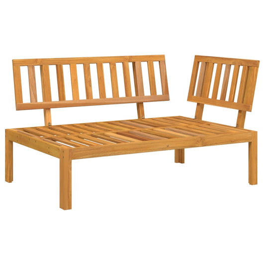 Garten-Ecksofa aus Paletten Massivholz Akazie