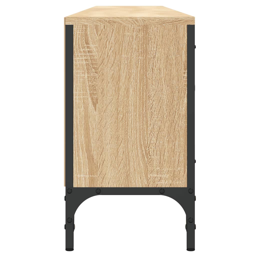 TV-Schrank mit Schublade Sonoma-Eiche 200x25x44cm Holzwerkstoff