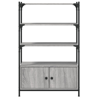 Bücherregal 3 Fächer Grau Sonoma 70x30x109,5 cm Holzwerkstoff