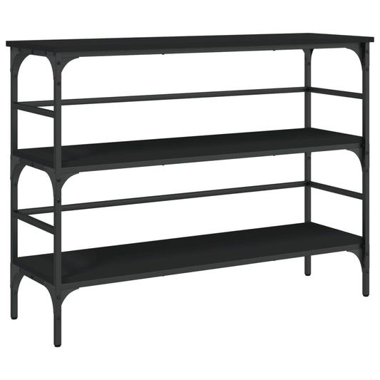 Konsolbord Sort 100x32x75 cm Træmateriale