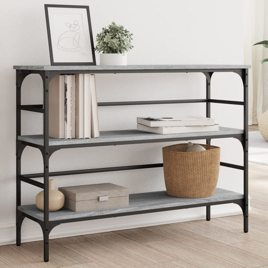 Konsolbord Grå Sonoma 100x32x75 cm Træmateriale