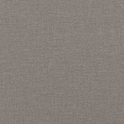 Bett mit Matratze "Dover" Taupe 180x200 cm Stoff