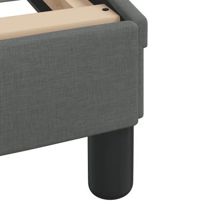 Bett mit Matratze "Hvar" Dunkelgrau 160x200 cm Stoff