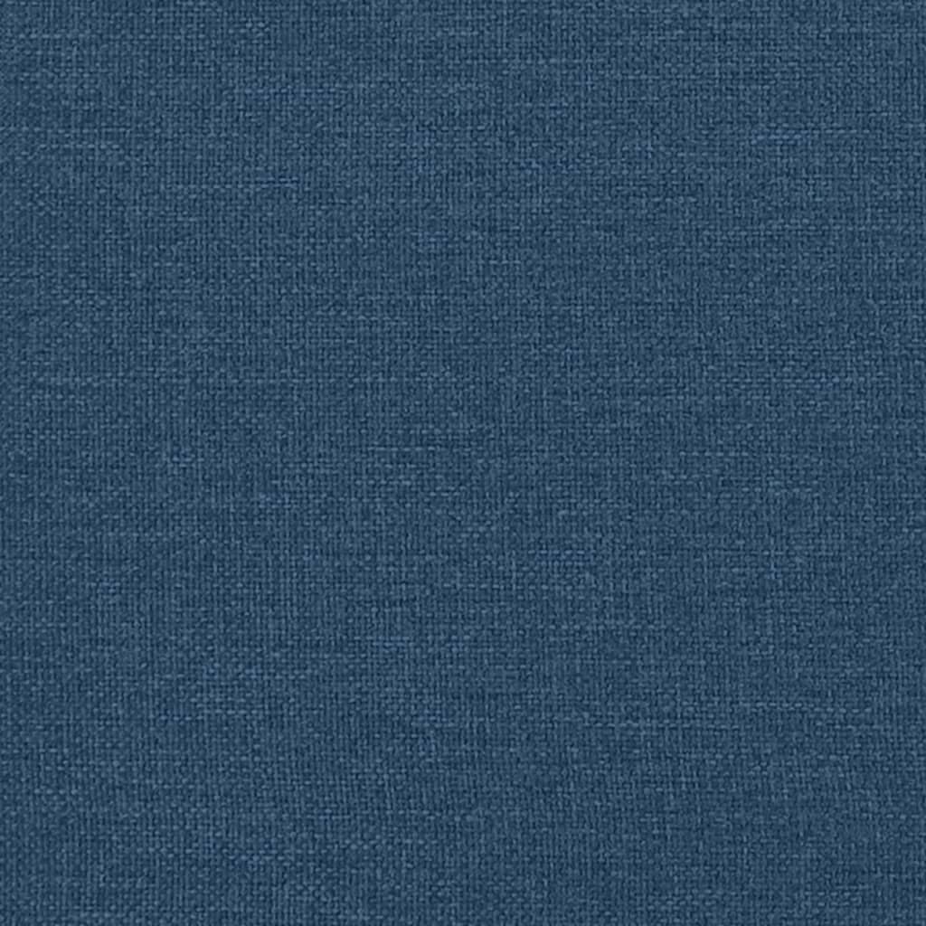 Bett mit Matratze "Hvar" Blau 200x200 cm Stoff