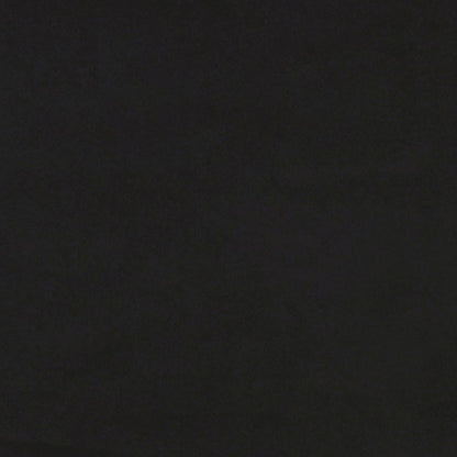 Bett mit Matratze Schwarz 200x200 cm Samt