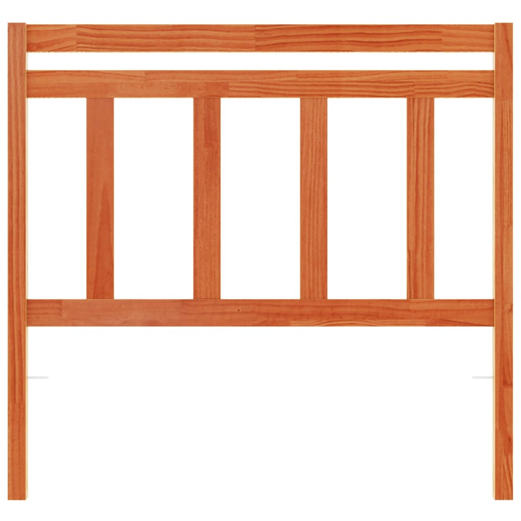 Sengegavl Voks Brun 100 cm Massiv Fyr