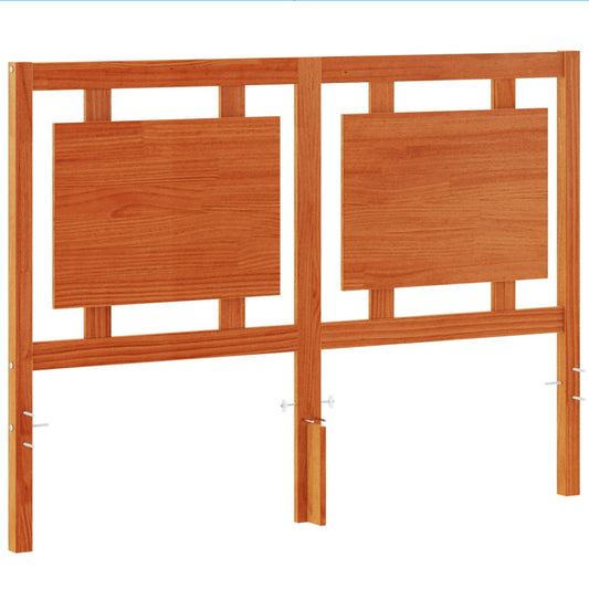 Kopfteil Wachsbraun 135 cm Massivholz Kiefer