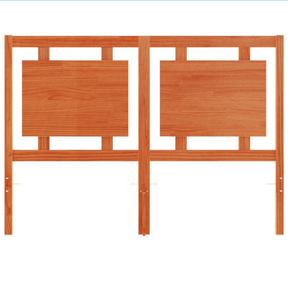 Kopfteil Wachsbraun 135 cm Massivholz Kiefer