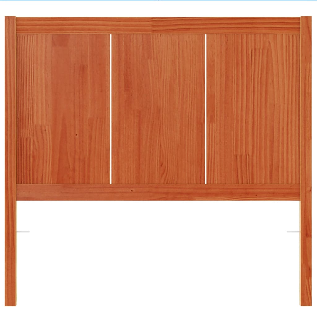 Kopfteil Wachsbraun 100 cm Massivholz Kiefer