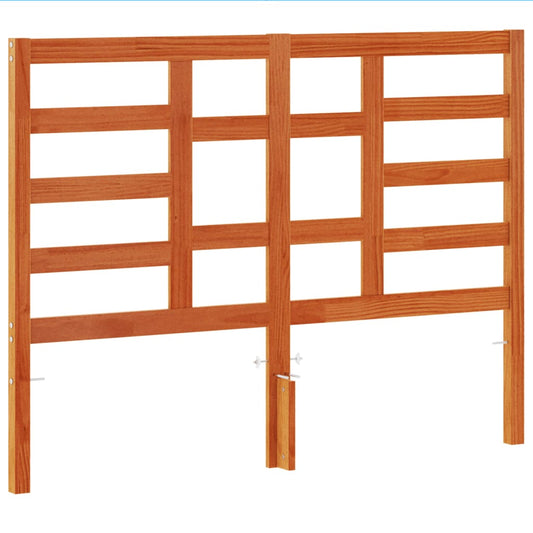 Kopfteil Wachsbraun 135 cm Massivholz Kiefer