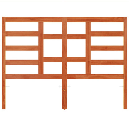 Kopfteil Wachsbraun 135 cm Massivholz Kiefer