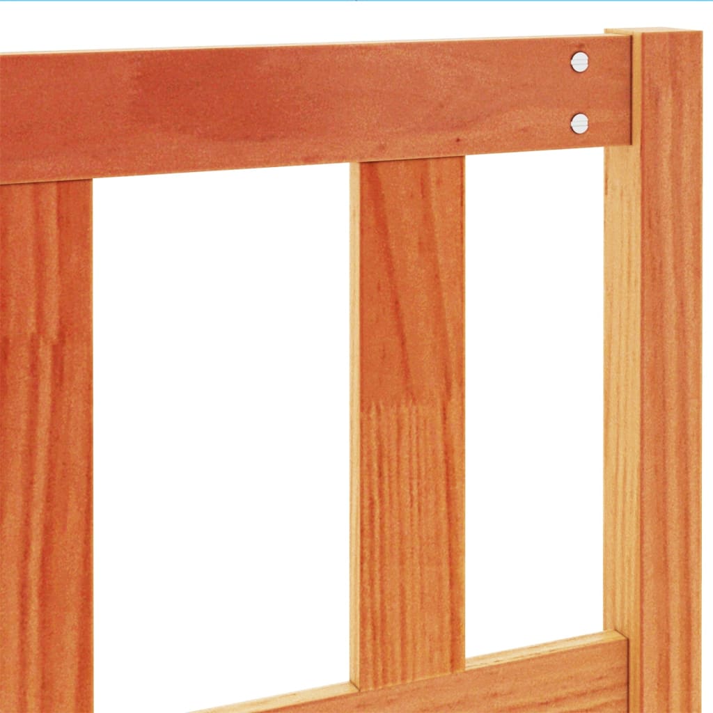 Kopfteil Wachsbraun 150 cm Massivholz Kiefer