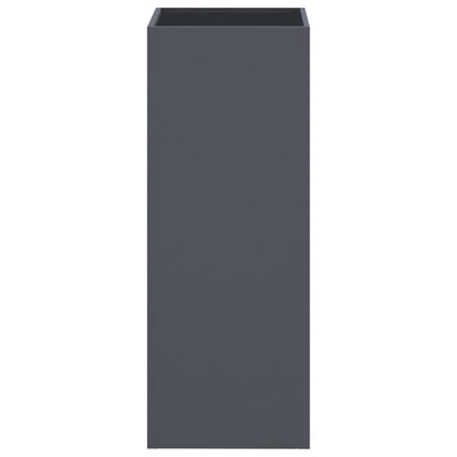 Pflanzkübel Anthrazit 32x29x75 cm Stahl