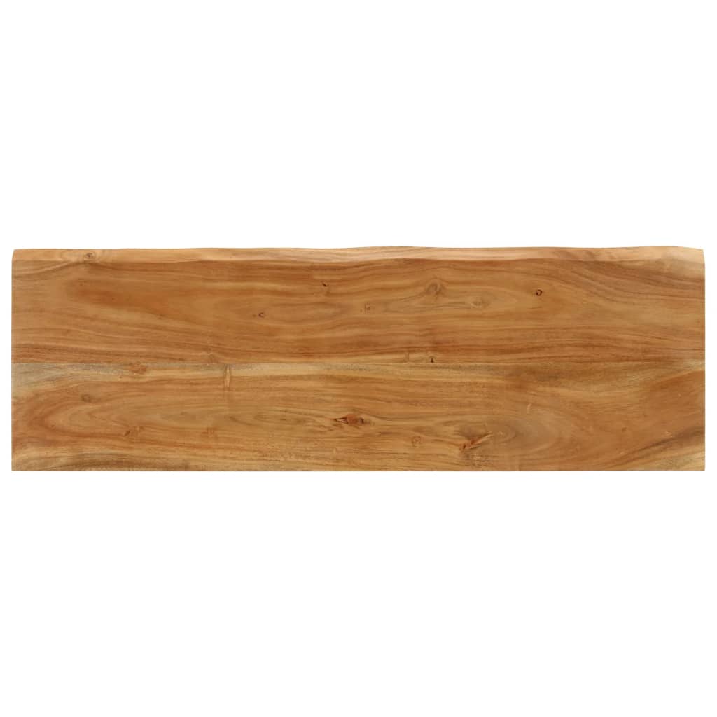 Bank Baumkante 105 cm Massivholz Akazie