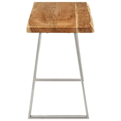 Bank Baumkante 105 cm Massivholz Akazie