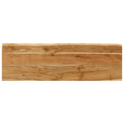 Bank Baumkante 105 cm Massivholz Akazie