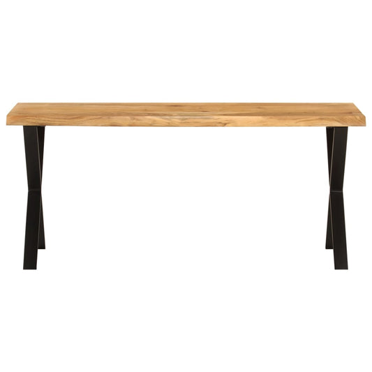 Bank Baumkante 105 cm Massivholz Akazie
