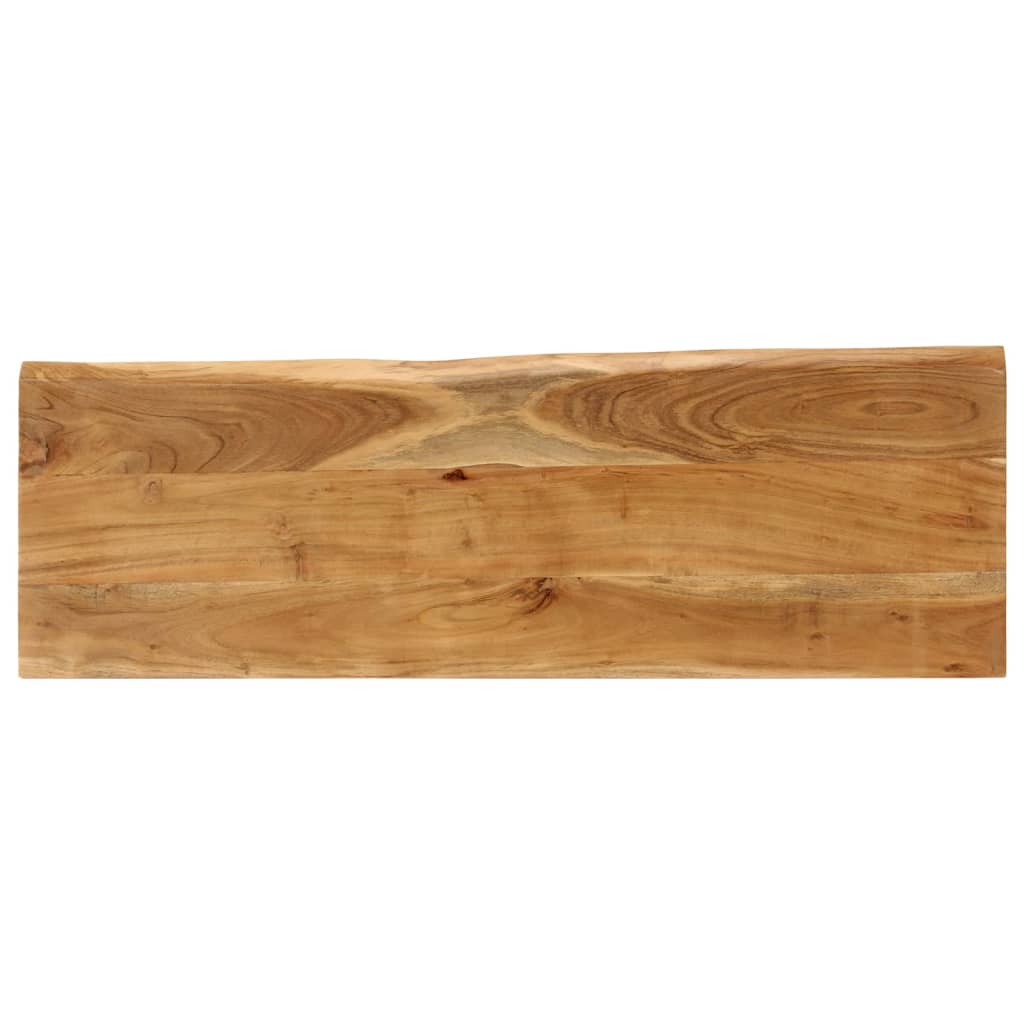 Bank Baumkante 105 cm Massivholz Akazie